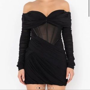 Corset Wrap Dress